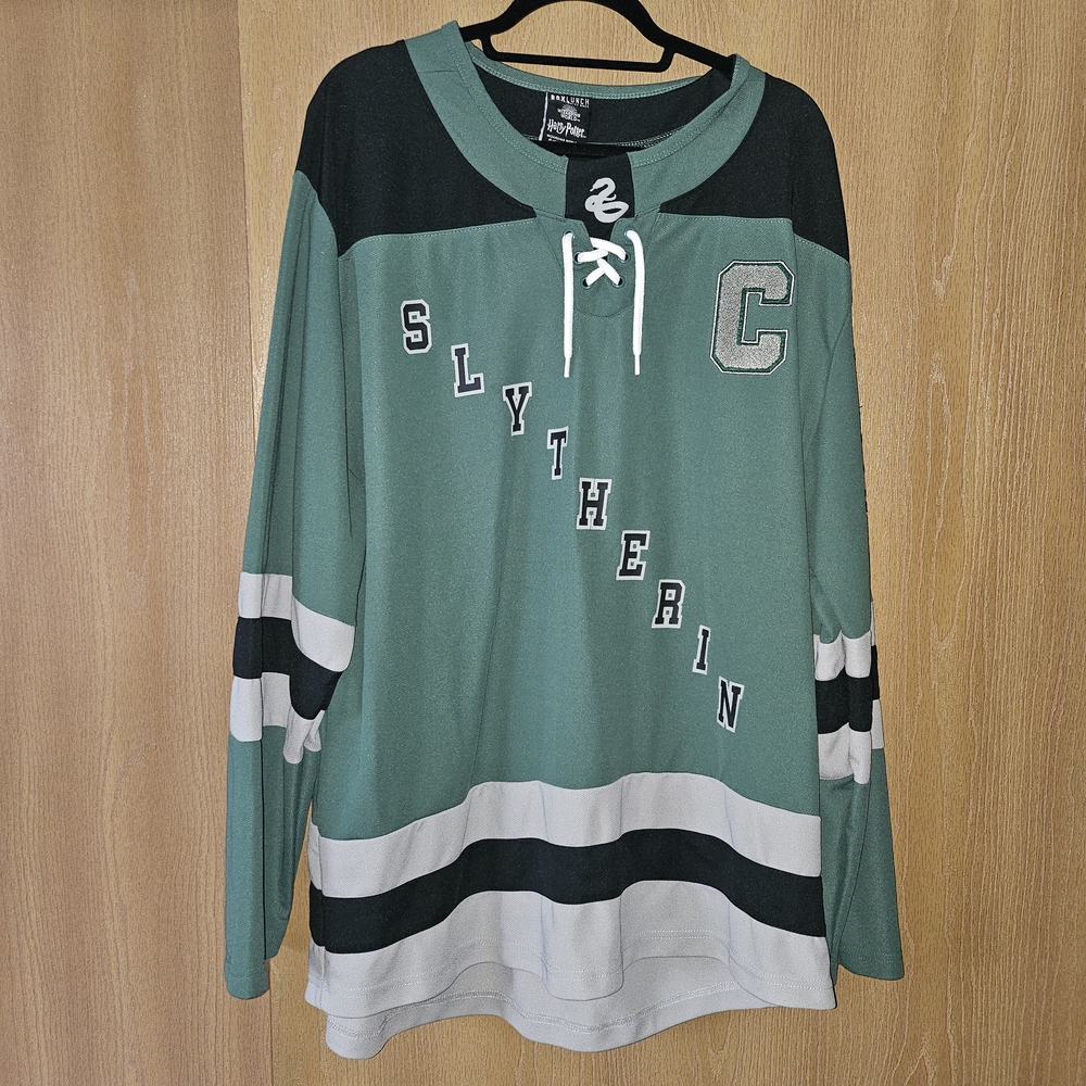 Green Slytherin Hockey Jersey
